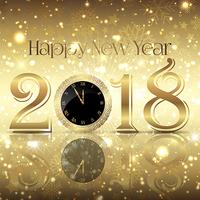 Decorative Happy New Year background  vector