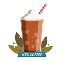 Iced Coffee vector