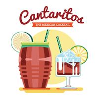 Cantaritos Mexican Cocktail vector