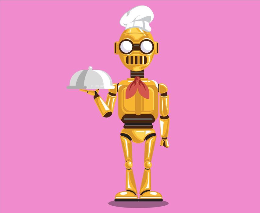 Robot Chef Vector Art, Icons, and Graphics for Free Download