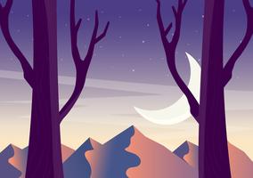 Vector Abstract Landscape