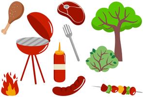 Backyard Barbecue vector