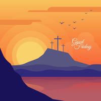 Good Friday Background vector