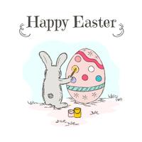 Easter Egg Coloring Vector