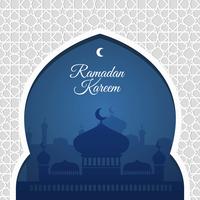 Ilustración de fondo de Ramadán vector