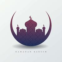 Ilustración de fondo de Ramadán vector