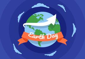 Peacefully Earth Day Vectors
