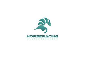 Logotipo de Horse Racing vector