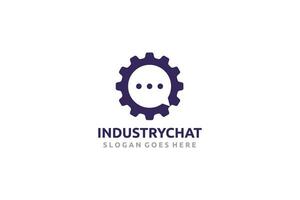 Chat Gear Logo vector