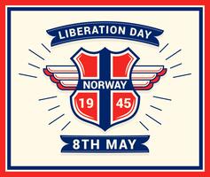Unique Norwegian Day of Liberation Vectors