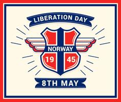 Unique Norwegian Day of Liberation Vectors