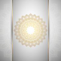 Decorative mandala background vector