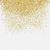 Golden glitter confetti Royalty Free Vector Image