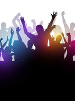 Abstract party crowd  vector