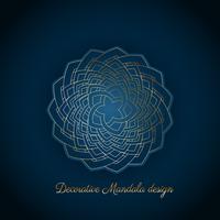 Fondo mandala decorativo vector