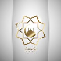 Fondo decorativo de Ramadan vector
