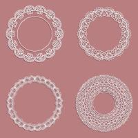 Lace frames  vector