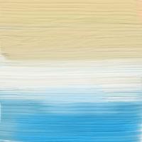 Painted abstract beach landscape  vector