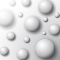 Abstract spheres background vector