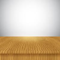 Wooden table display background  vector