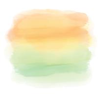 Abstract watercolor sunset background  vector