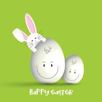 Happy Easter background  vector
