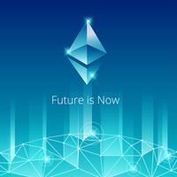 Ethereum Network Background Vector