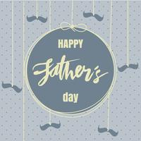 Happy Fathers Day Illustration Vector