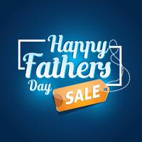 Fathers Day Sale Poster Vector