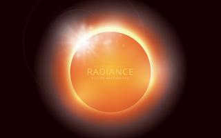 Radiance Vector Background, Editable Template