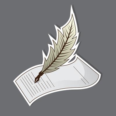 Scribe Pen Illustration