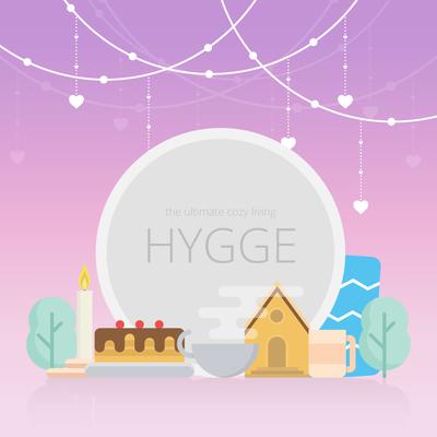 Hygge Love Frame Template