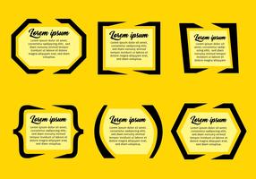 Quotation Mark Text Bubble Vector Sets