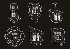 You Are Here Quote Vectors