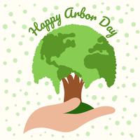 Happy Arbor Day vector