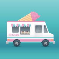 Vector de carro de helado