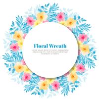 Vector Floral Wreath