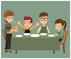 Dinner Table Vector Art, Icons, and Graphics for Free Download