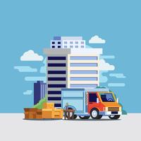 Moving Truck vector