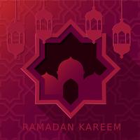 Ramadán kareem vector