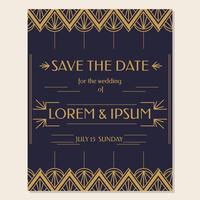 Save The Date Vector 