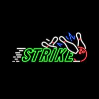 Neon Sign Bowling Vector