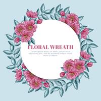 Vector Floral Wreath