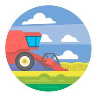 Crop Harvesting vector