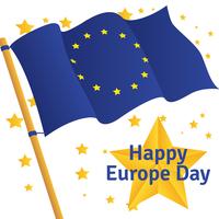 Europe Day Vector Background