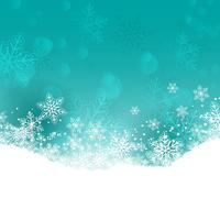 Fondo de Navidad con copos de nieve y estrellas vector