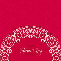 Decorative Valentine's Day background vector