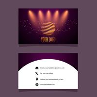 Business card mock up vector