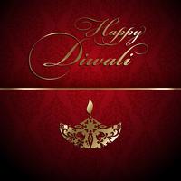 Decorative Diwali background  vector