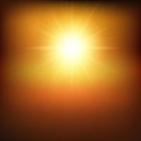 Hot sunny background vector